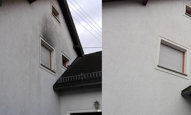 Algenmann.ch - Eschlikon TG - Algenreinigung an Fassaden bis 10 Meter ohne Gerüst