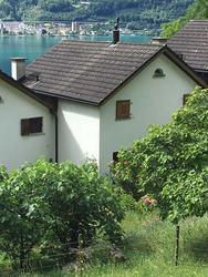 Algenmann Schweiz - Haus in Quinten SG - Fassadenreinigung mit 5 Jahren Garantie